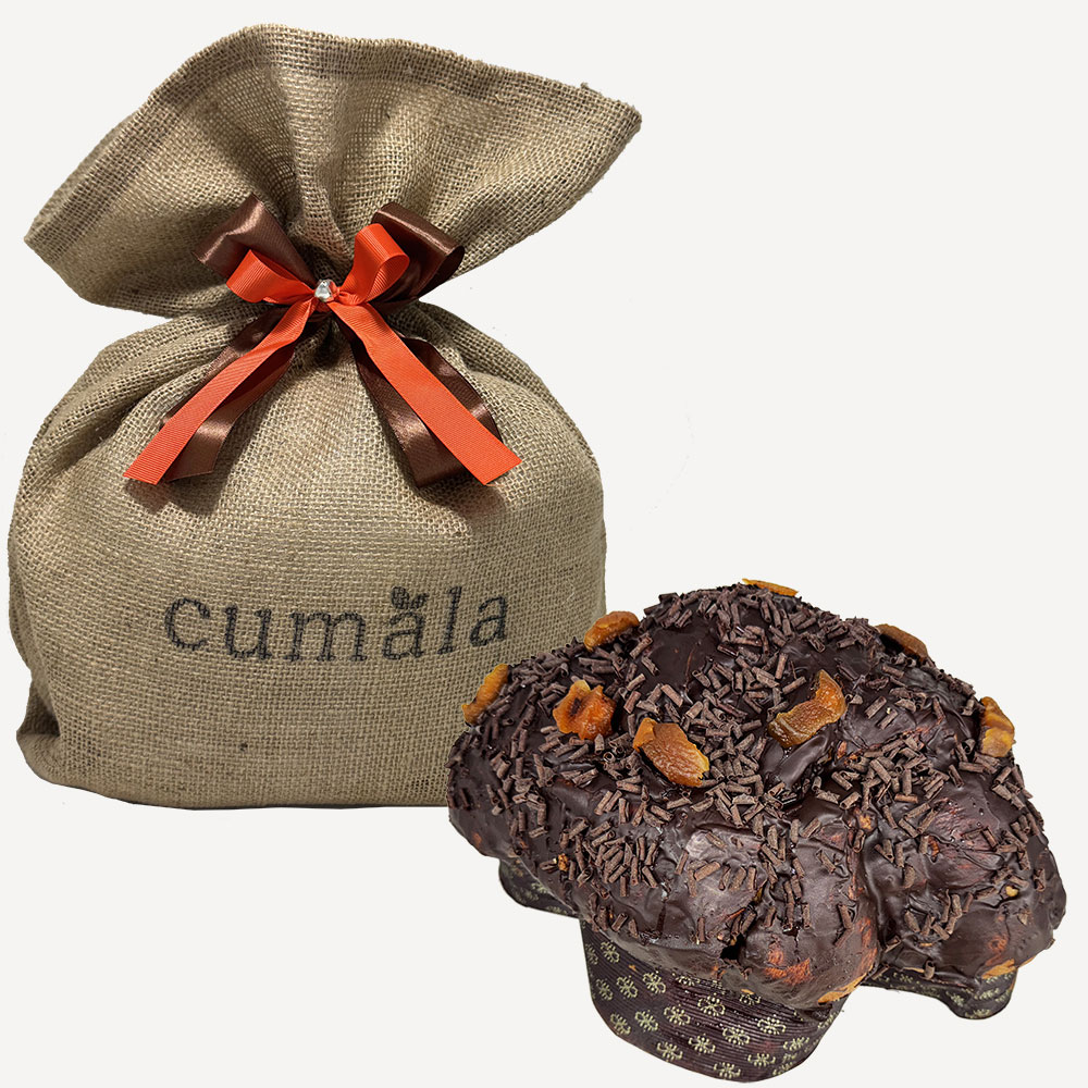 Colomba Artigianale con Albicocca Pellecchiella e Gocce di Cioccolato - Cumala