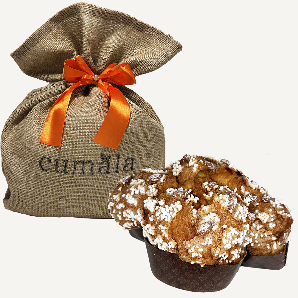Colomba Tradizionale Artigianale con Arancia Candita e Copertura Mandorlata da 1 kg