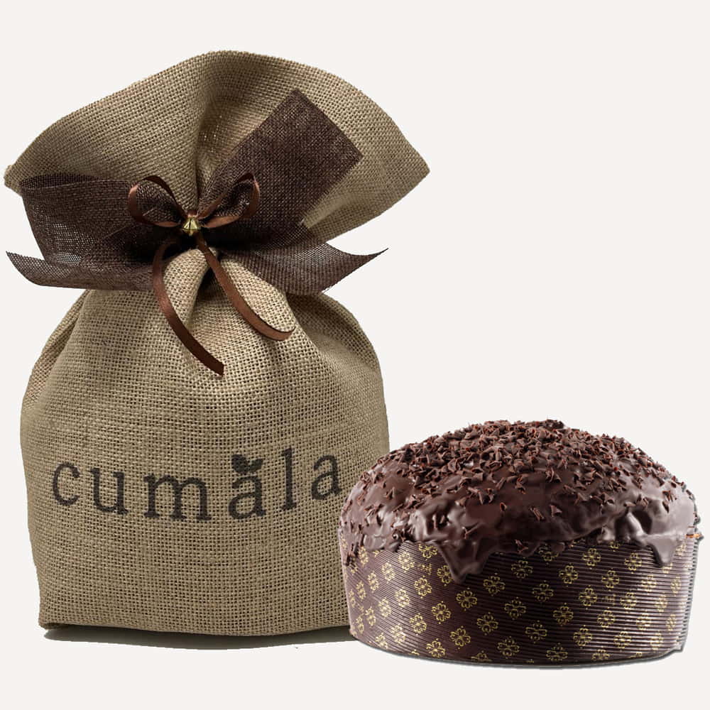 Cumala Panettone Artigianale ai Tre Cioccolati, Fondente, Latte e Bianco 1 kg