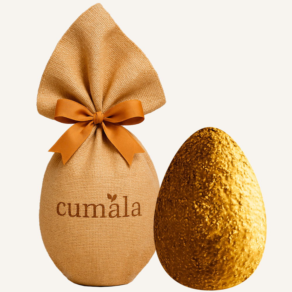$Uovo con Cioccolato al Caramello e Granella di Arachidi