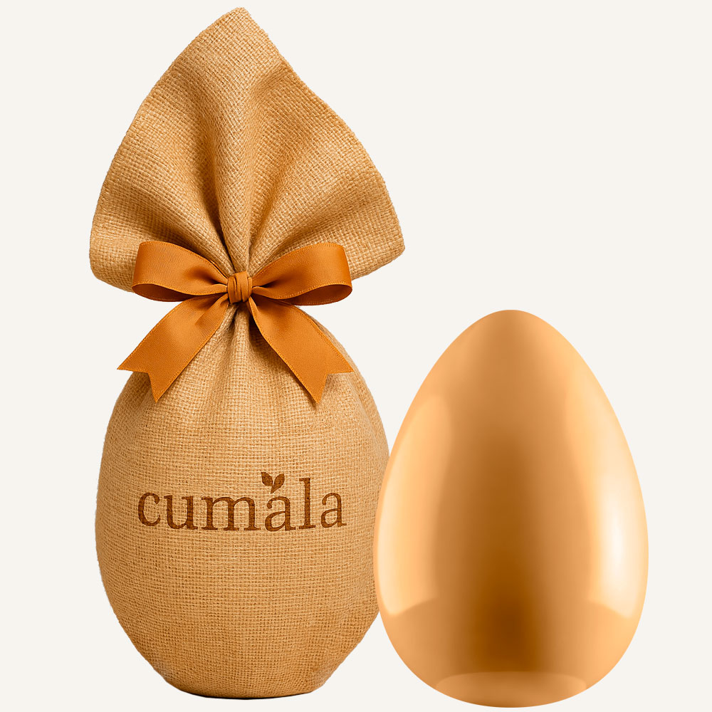Uovo di Pasqua Artigianale con Cioccolato al Caramello da 350 g