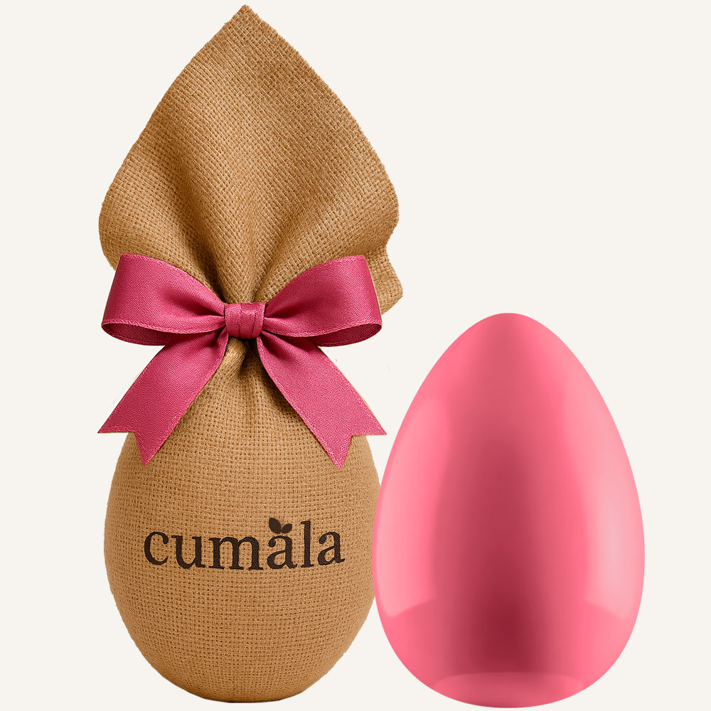 Uovo di Pasqua Artigianale con Cioccolato Ruby da 350 g